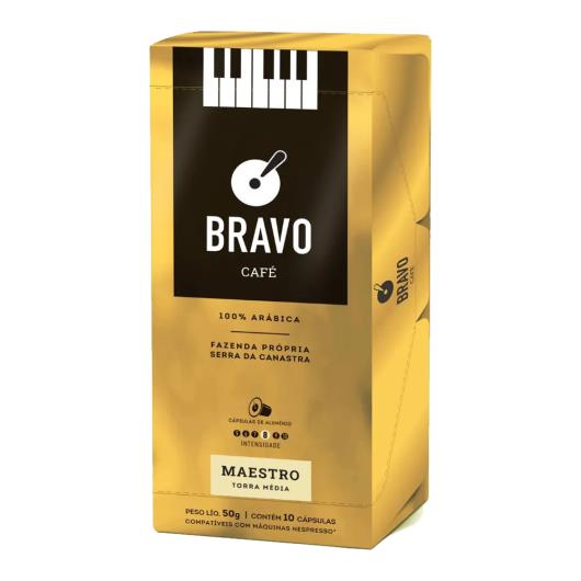 Cápsula Café Bravo Maestro Torra Média 50g - Imagem em destaque