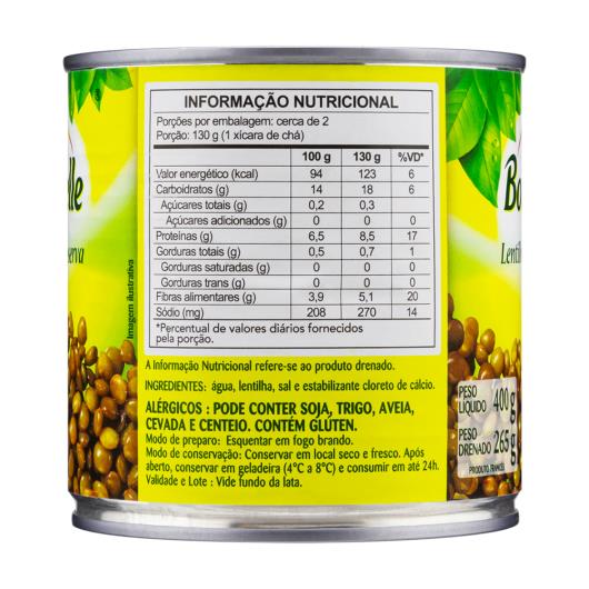 Lentilha Bonduelle 265g - Imagem em destaque