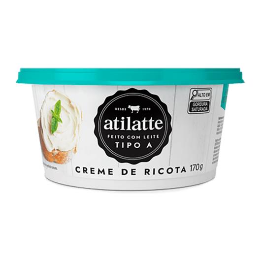 Creme de Ricota Atilatte Feito com Leite Tipo A Pote 170g - Imagem em destaque