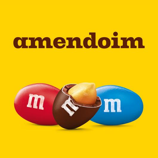 Confeito de Chocolate M&M's ao Leite com Amendoim Pacote 132g - Imagem em destaque