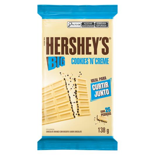 Chocolate Hershey's Big Cookies 'n' Creme 138g - Imagem em destaque