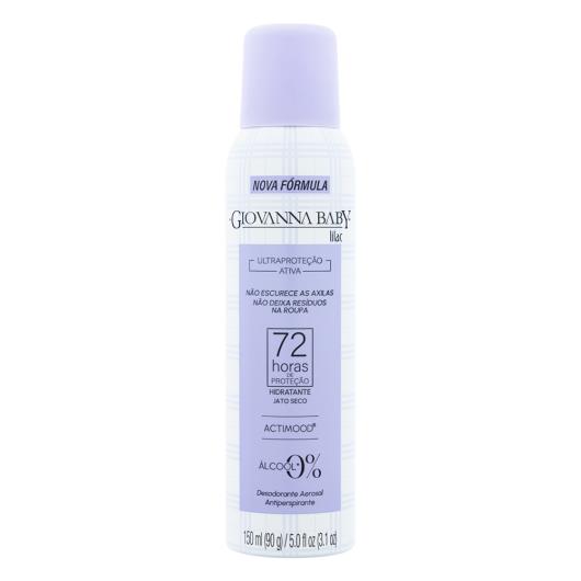 Desodorante aerosol 72h lilac Giovanna Baby 150ml - Imagem em destaque