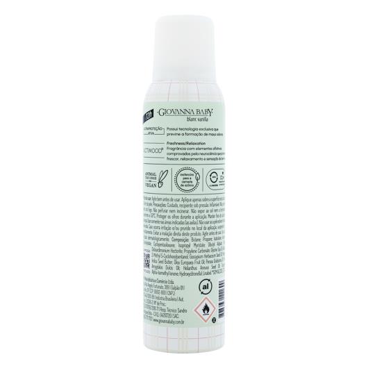 Desodorante aerosol 72h blanc vanilla Giovanna Baby 150ml - Imagem em destaque