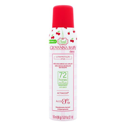 Desodorante aerosol 72h cherry Giovanna Baby 150ml - Imagem em destaque