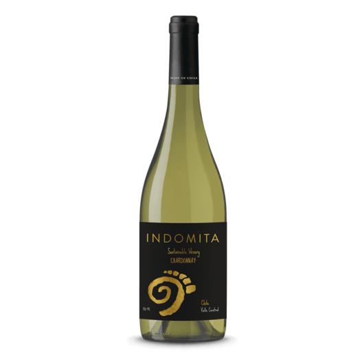 Vinho chileno chardonnay branco Indomita 750ml - Imagem em destaque