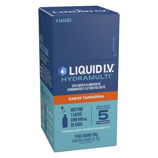 Suplemento Alimentar tangerina Liquid I.V. 8x16g - Imagem em destaque