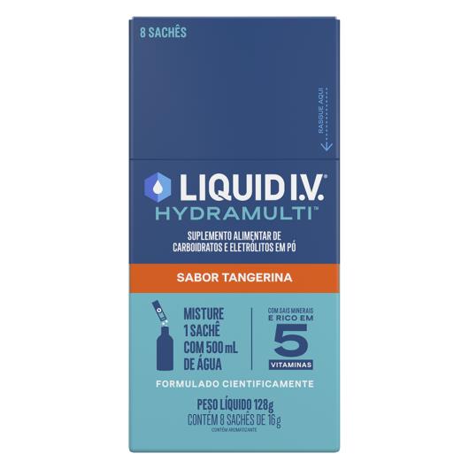Suplemento Alimentar tangerina Liquid I.V. 8x16g - Imagem em destaque