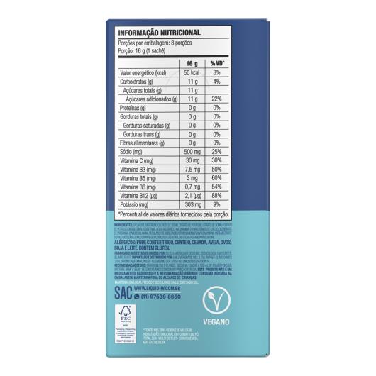 Suplemento Alimentar Pó Limão Liquid I.V. Hydramulti 128g 8 Unidades - Imagem em destaque