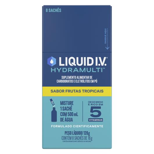 Suplemento Alimentar frutas tropicais Liquid I.V. 8x16g - Imagem em destaque