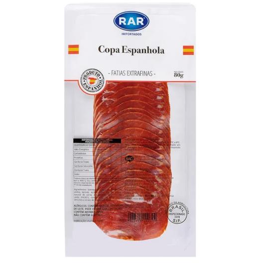 Copa Espanhola RAR Fatiada 80g - Imagem em destaque