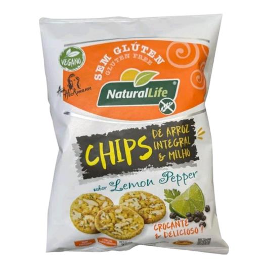 Chips de arroz integral lemon pepper Kodilar 70g - Imagem em destaque