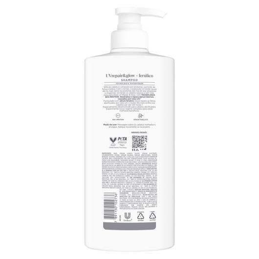 Shampoo Dove UV Repair & Glow + Ferúlico Frasco 600ml Pump - Imagem em destaque