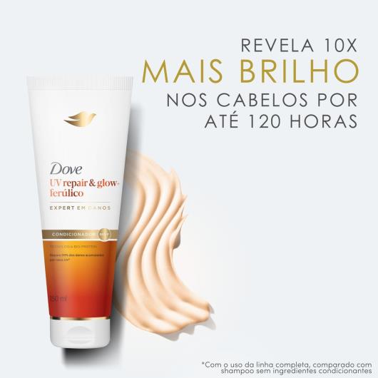 Condicionador UV Repair & Glow + Ferúlico Dove Bisnaga 250ml - Imagem em destaque