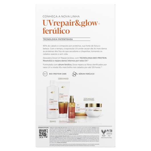 Shampoo + condicionador UV repair & glow ferúlico Dove Unidade - Imagem em destaque