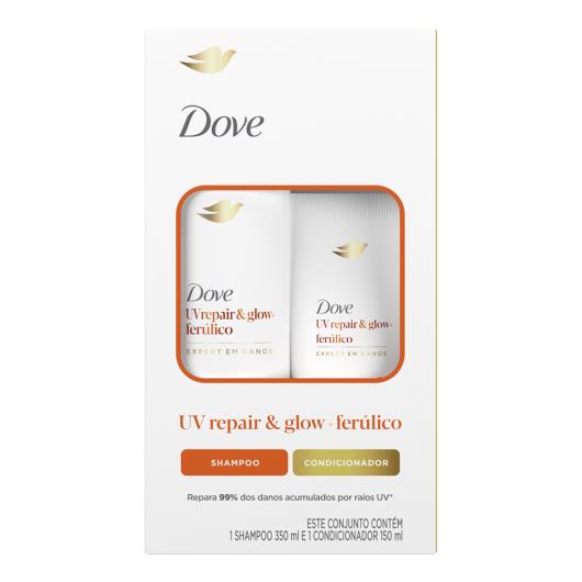 Shampoo + condicionador UV repair & glow ferúlico Dove Unidade - Imagem em destaque