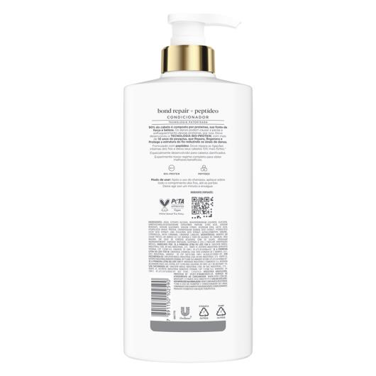 Condicionador Dove Bond Repair + Peptídeo Frasco 600ml Pump - Imagem em destaque