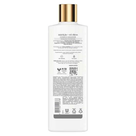 Condicionador Nutrição + Tri-Óleos Dove Frasco 370ml - Imagem em destaque