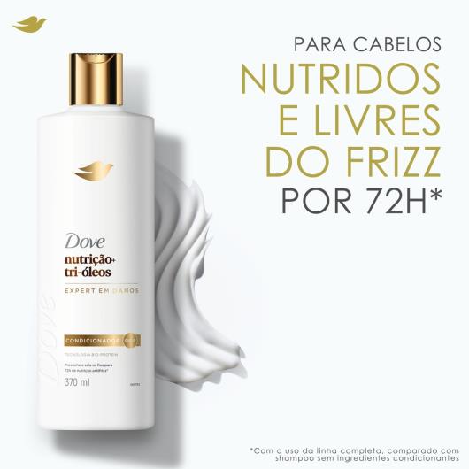 Condicionador Nutrição + Tri-Óleos Dove Frasco 370ml - Imagem em destaque