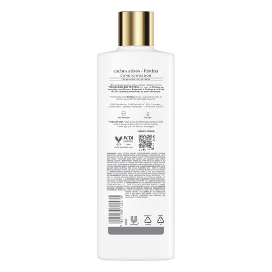 Condicionador Dove Cachos Ativos + Biotina Frasco 370ml - Imagem em destaque