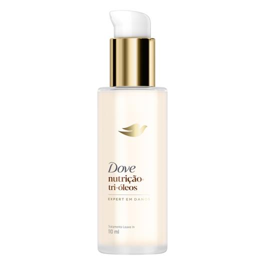 Leave-In Dove Nutrição + Tri-Óleos Frasco 110ml Pump - Imagem em destaque