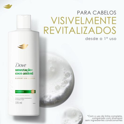 Shampoo Umectação + Coco Antioxi Dove Frasco 370ml - Imagem em destaque