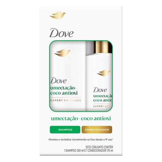 Kit Shampoo Dove Umectação + Coco Antioxi 350ml + Condicionador 175ml - Imagem em destaque