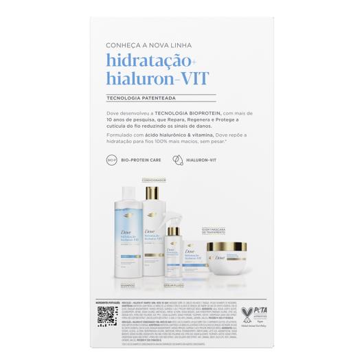 Shampoo + condicionador hidratação + hialuron Vit Dove Unidade - Imagem em destaque