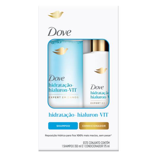 Shampoo + condicionador hidratação + hialuron Vit Dove Unidade - Imagem em destaque