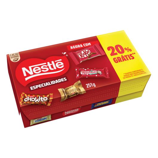 Bombom NESTLÉ Especialidades 251g Preço Especial 20% Grátis - Imagem em destaque