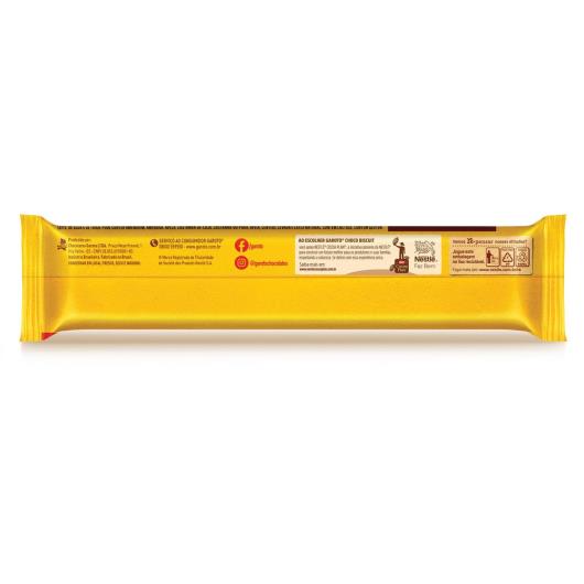 Biscoito choco biscuit ao leite Garoto grátis 20% 78g - Imagem em destaque