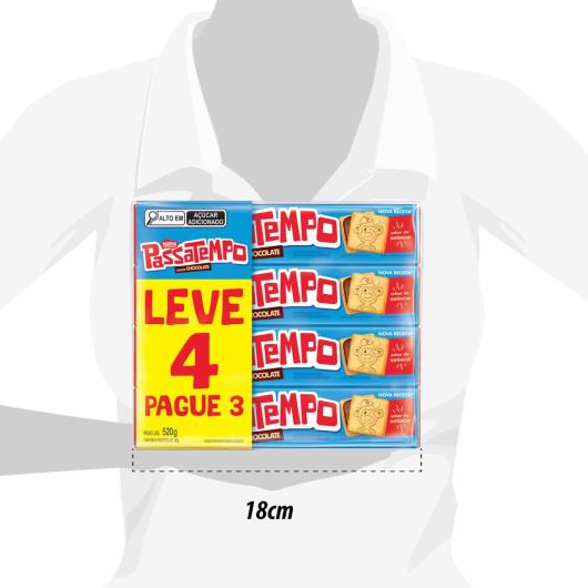 Biscoito Passatempo Recheado Chocolate 520g Leve 4 Pague 3 - Imagem em destaque