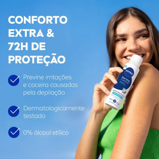 Antitranspirante aerosol derma control defende Nivea 150ml - Imagem em destaque