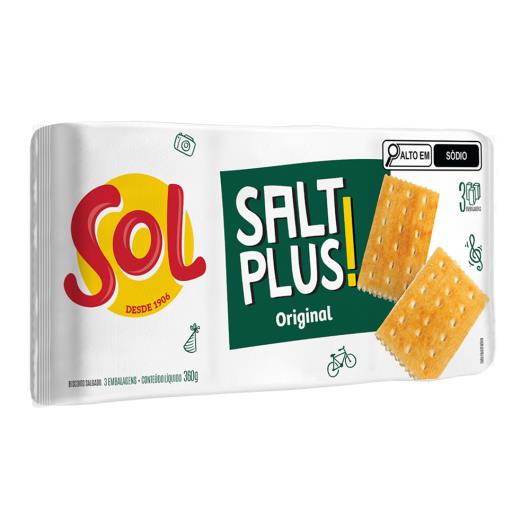 Biscoito original Sol Salt Plus 360g - Imagem em destaque