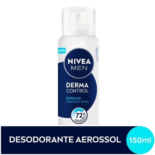 Antitranspirante aerosol derma control defende men Nivea 150ml - Imagem em destaque