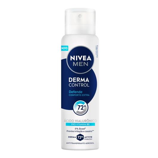 Antitranspirante aerosol derma control defende men Nivea 150ml - Imagem em destaque