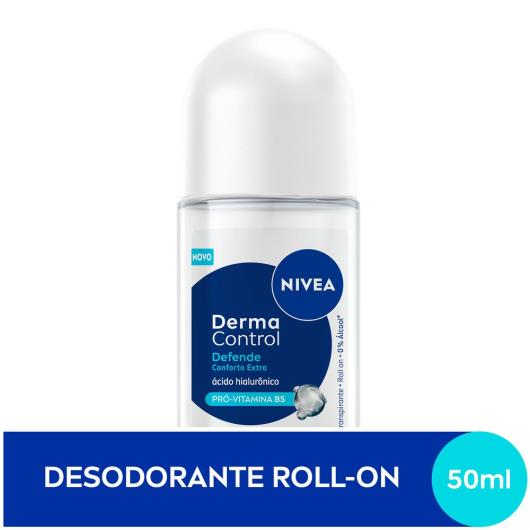 Antitranspirante roll-on derma control defende Nivea 50ml - Imagem em destaque