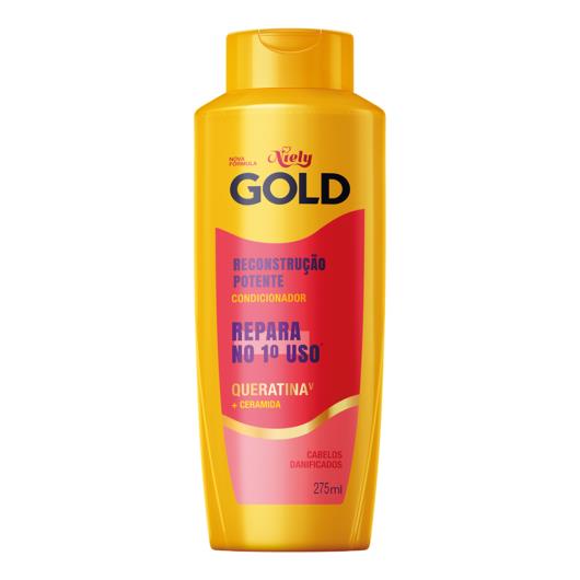 Condicionador reconstrução potente Niely Gold 275ml - Imagem em destaque