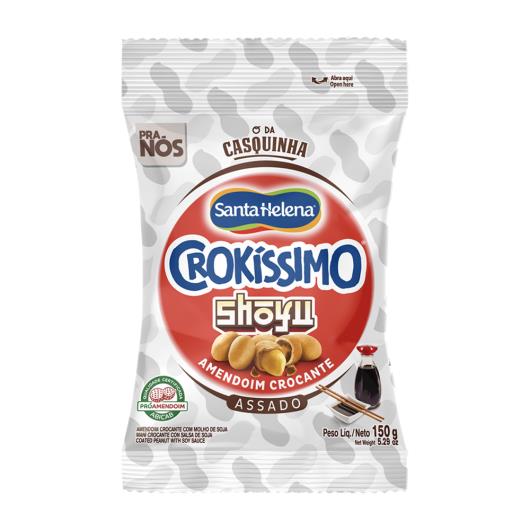 Amendoim Crocante Shoyu Santa Helena Crokíssimo Pacote 150g - Imagem em destaque