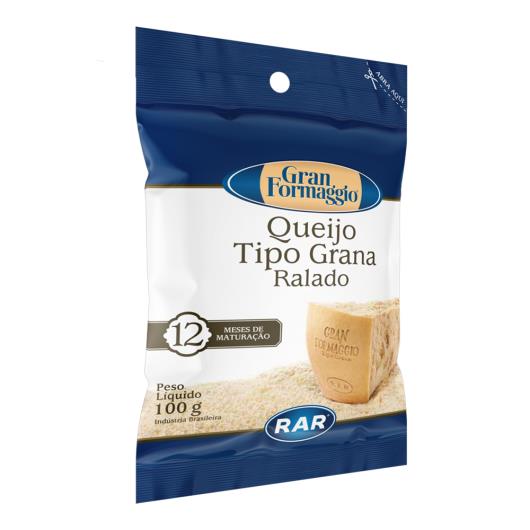 Queijo Tipo Grana Ralado Rar Gran Formaggio Pacote 100g - Imagem em destaque