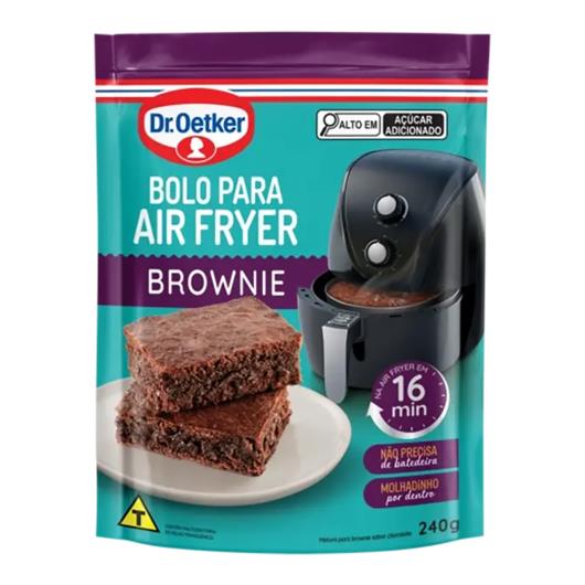 Mistura para Bolo Air Fryer Dr.Oetker Brownie 240g - Imagem em destaque