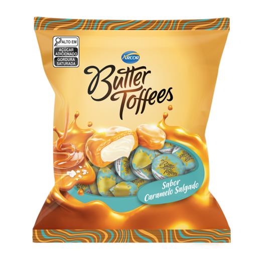 Bala Butter Toffees Caramelo Salgado Pacote 90g - Imagem em destaque