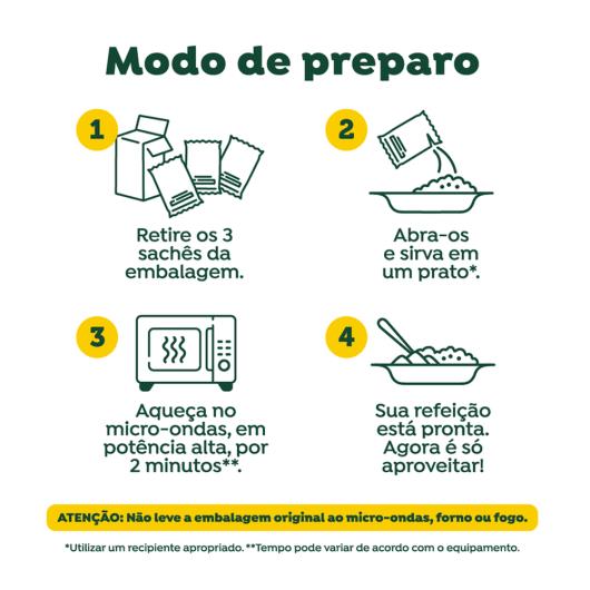 Peito de frango cozido oriental com arroz e batata Vapza 370g - Imagem em destaque