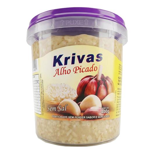 Alho picado sem sal Krivas 400g - Imagem em destaque