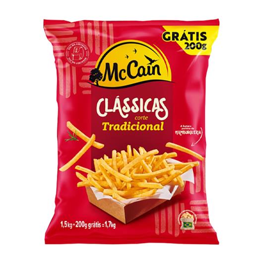 Batata Pré-Frita McCain Tradicional Congelada Pacote 1,7kg Grátis 200g - Imagem em destaque