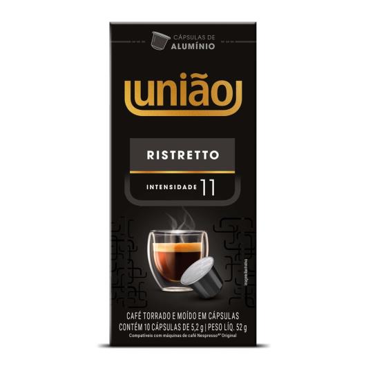 Cápsula de café ristretto União 10 unidades 52g - Imagem em destaque