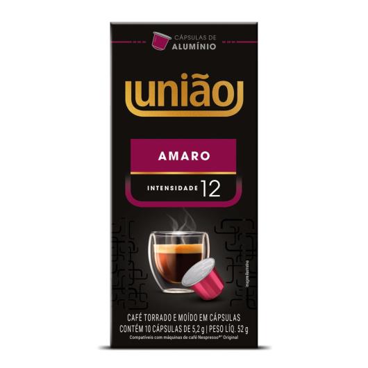 Cápsula de café amaro União 10 unidades 52g - Imagem em destaque