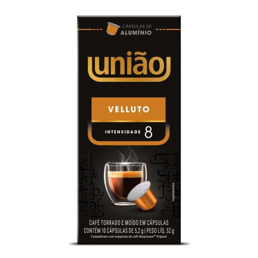 Cápsula de café velutto União 10 unidades 52g - Imagem em destaque