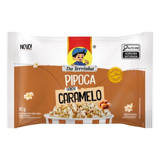Pipoca para Micro-Ondas Da Terrinha Caramelo Pacote 85g - Imagem em destaque