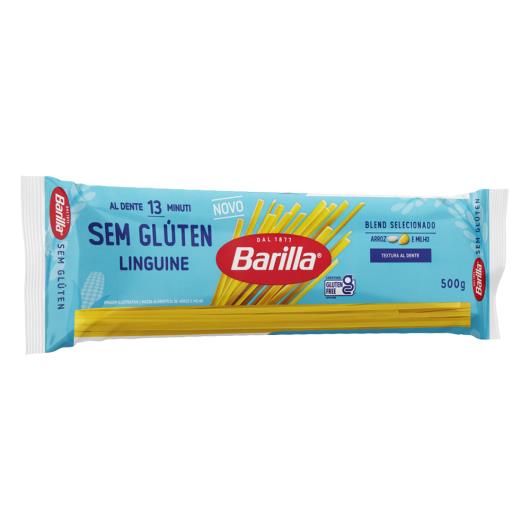Macarrão Barilla Arroz e Milho Linguine Pacote 500g - Imagem em destaque