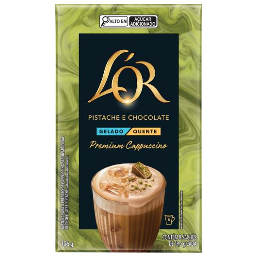 Cappuccino solúvel chocolate dubai L'Or 156g - Imagem em destaque